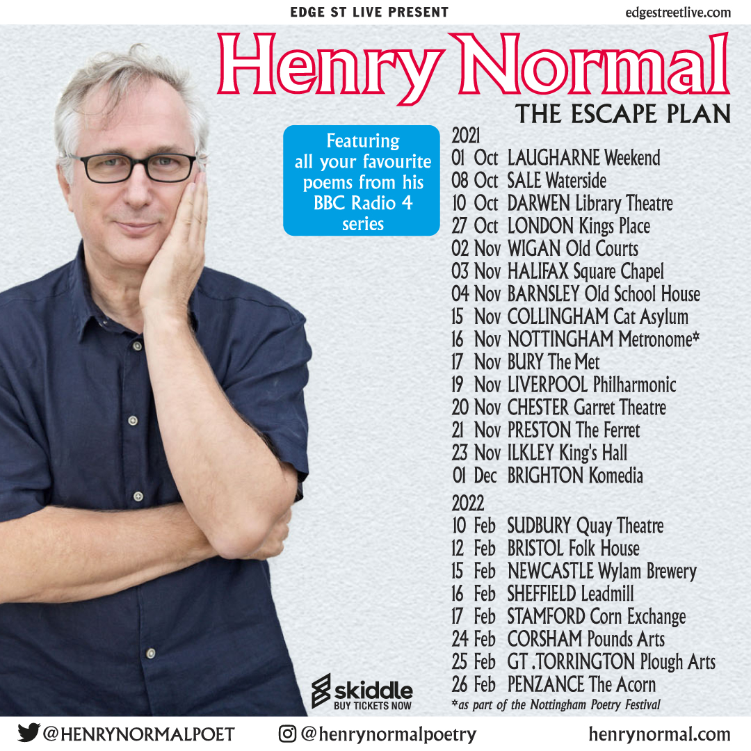 Henry Normal Tour Dates